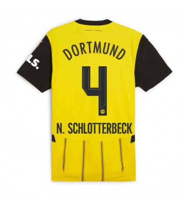 Borussia Dortmund Nico Schlotterbeck #4 Hjemmebanetrøje 2024-25 Kort ærmer